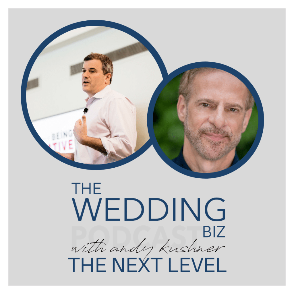 The Next Level welcomes back Sean Low. Sean’s company, The Business of Being Creative, focuses on providing practical advice to those in the business of being creative. His client list includes the whos who of the wedding industry and design community. Robert is the owner of Washington Talent, the iconic entertainment company out of the Washington, DC area. Robert is passionate about what he does and is in it to bring joy not only to his clients but also to his industry partners.