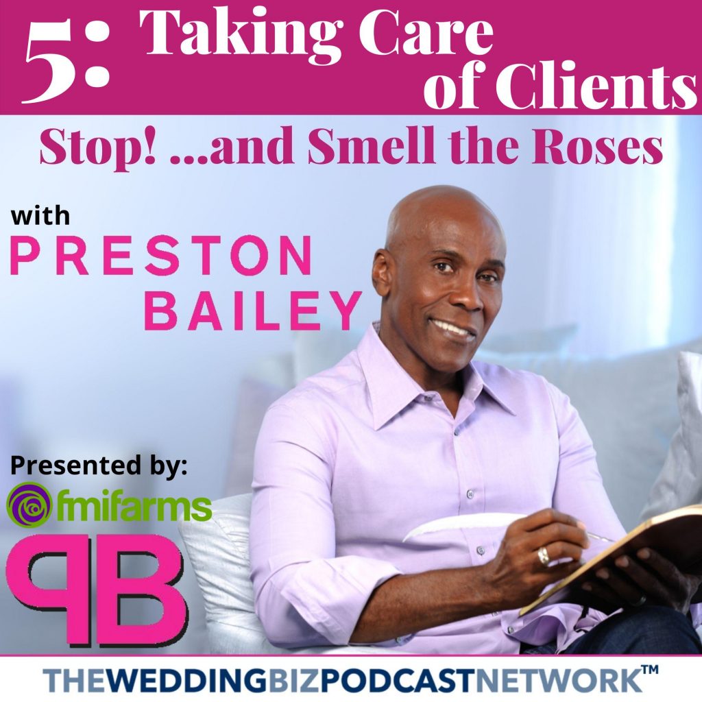 In his first introduction to his Wise Old Man segment, Preston discusses some of his philosophies behind his approach to taking care of his clients. He shares his extrovert envy, while highlighting the advantage that being an introvert has given him in learning to listen for his clients' true needs. Often, that has made the difference in his business when handling clients who REALLY know what they want versus those who need help figuring their wants out. Preston also opens up about how his daily routine has kept him centered in a simpler life. In particular, he explains proactively setting aside time for two things: sequestering the negativity in his life, and making space for trial and error. Then, he answers the first ever Dear Preston listener question--this time on the topic of navigating politics in your event planning. Listen in...