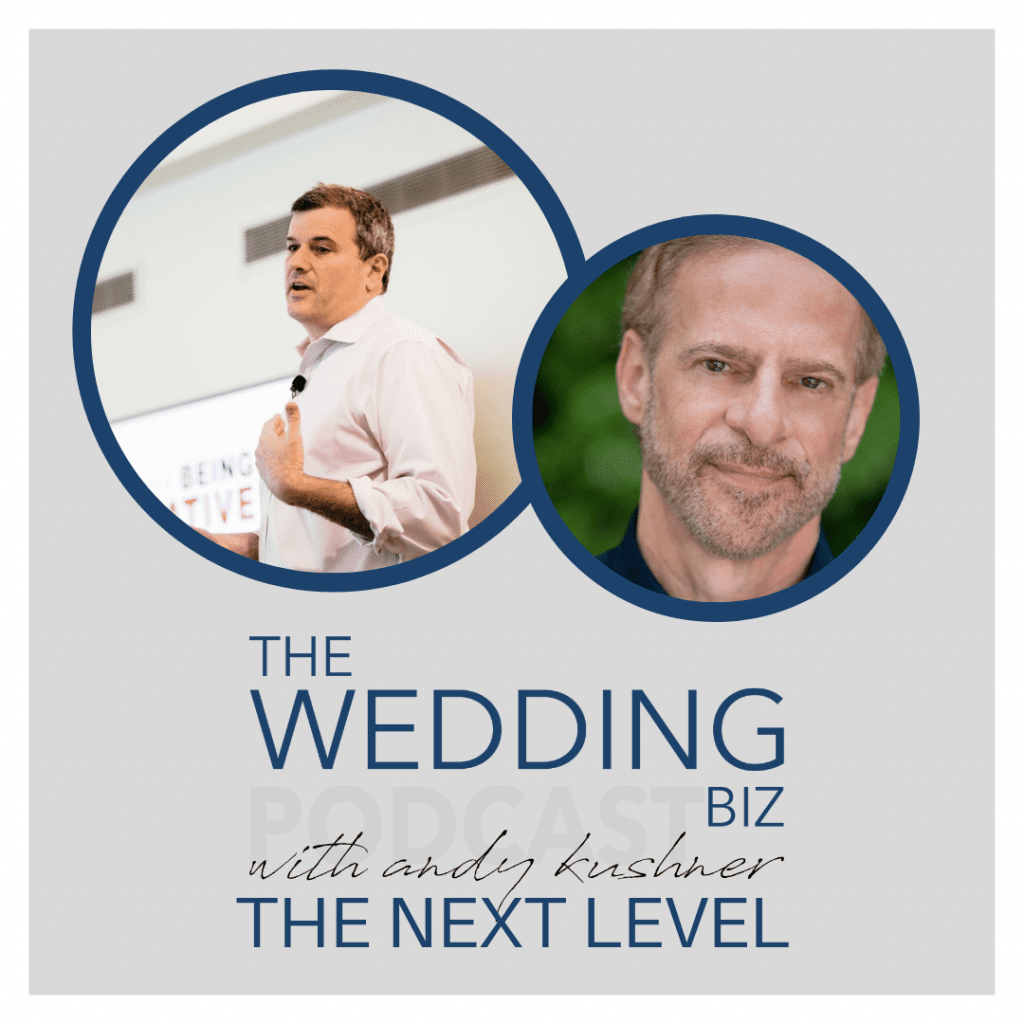 Andy welcomes Phil Van Nostrand back to The Next Level. Phil is based out of New York and Los Angeles. Phil photographs weddings, commercial, and lifestyle projects and is an expert at capturing bright cinematic lifestyle imagery. Listen as they discuss Josh Spiegel, the Creative Director and President of Birch Event Design, a high-end decor, production, and floral company. 

Phil speaks about a support group of industry professionals that Josh is a part of during the shutdown and how he himself created his own network of people to reach out to. Phil also talks about the challenge Josh had to create something different for each event while planning daily weddings within the same group of individuals.

Phil discusses how Josh used social media to garner business during the pandemic while staying safe by doing smaller events, having the host testing each guest, and social distancing. Phil agrees with Josh that the smaller events will carry over because people see the beauty in creating an experience for their guests and being able to connect on a deeper level.

Have you heard about the brand new show on The Wedding Biz Network, Stop and Smell the Roses with Preston Bailey? Listen as Preston shares the secrets, tools, and technologies behind his extraordinary ability to create a theatrical environment out of any space. Also, don’t forget about Sean Low’s podcast The Business of Being Creative, where Sean discusses the power of being niched, pricing strategies, metrics of success, and so much more. You can find both shows on The Wedding Biz Network.