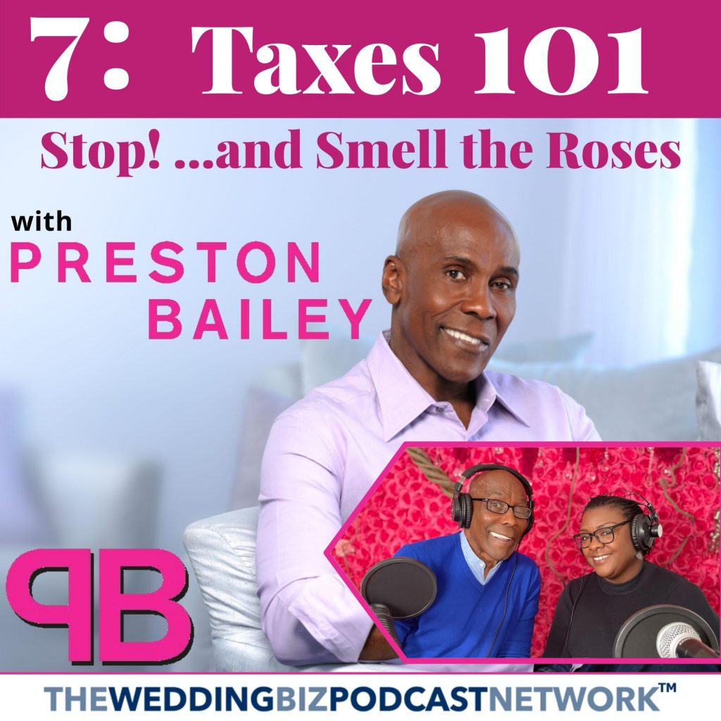 Taxes. Taxes. Taxes! As the deadline looms for us all, Preston invites a tax specialist to answer ALL our questions--his niece, Zellerita McNight. Zell is an accomplished accountant and tax preparer who (as Preston himself puts it) REALLY knows her stuff. And, they will cover a LOT on this episode for you, starting with the tax differences you'll face based on the type of entity you establish your business as in the first place. Then, Preston and Zell discuss expense declarations, changes under the new administration, COVID impacts, how to avoid being audited, and so much more. And, Zellerita drops golden nuggets of information along the entire way to get you and YOUR business through tax season! Listen in....